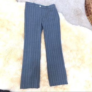 Aqua women's grey pinstripe dress pant suit pants